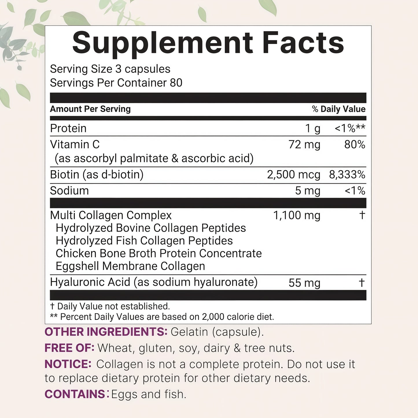 Multi Collagen 240 Capsules