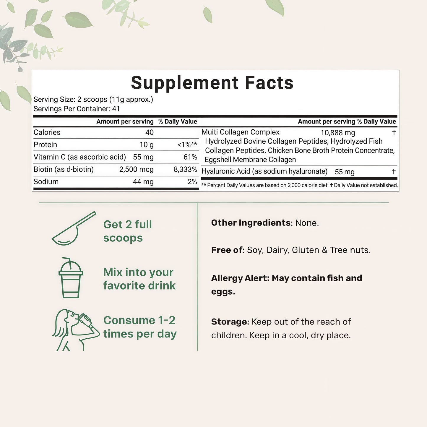 Multi Collagen Peptides Powder