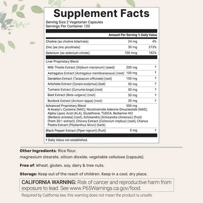 Liver Advanced+ 240 Capsules
